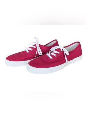 Pro Keds Royal Lo women’s 7.5 red canvas lace up low top red sneakers